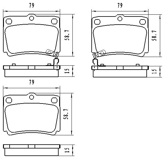 Колодки Winkod задние W275002BP купить,NaN