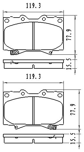 Колодки Winkod передние W270704BP купить,NaN