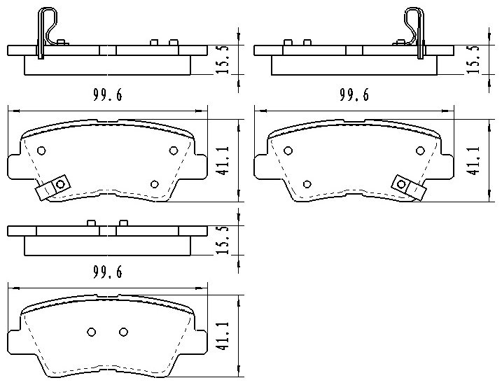 Колодки Winkod задние W2136202BP купить,NaN