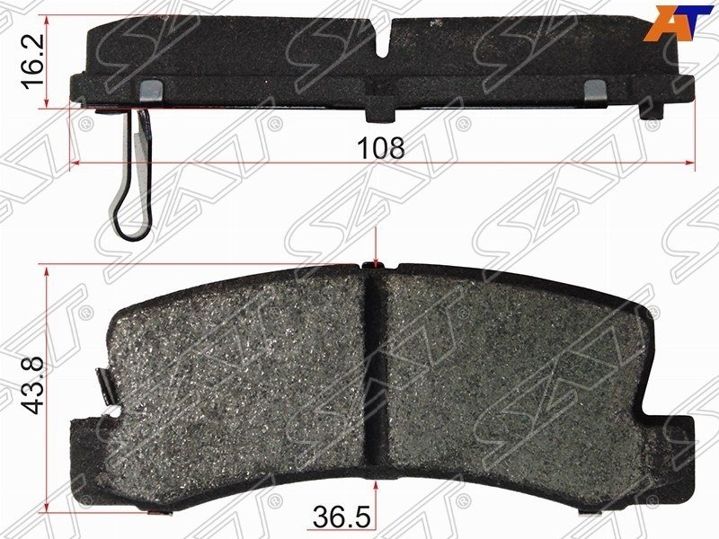 Колодки Winkod задние W221404BP 1 шт купить,NaN
