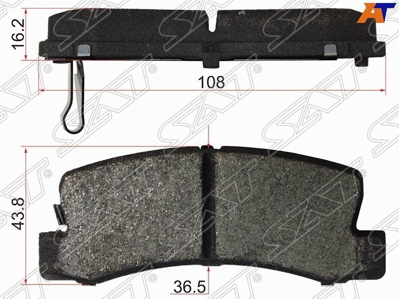 Колодки Winkod задние W221404BP 1 шт купить,NaN