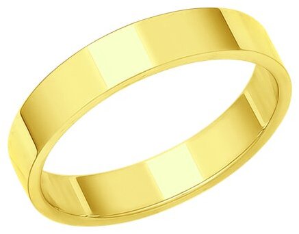Кольцо Diamant RIN-DI-585-160249-195 размер 19.5 вес 2.48 г золото, без вставок купить,NaN