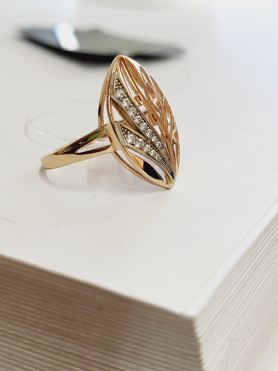 Кольцо Cristal Art 004 размер 19 вес 2.5 г золото, фианит купить,NaN