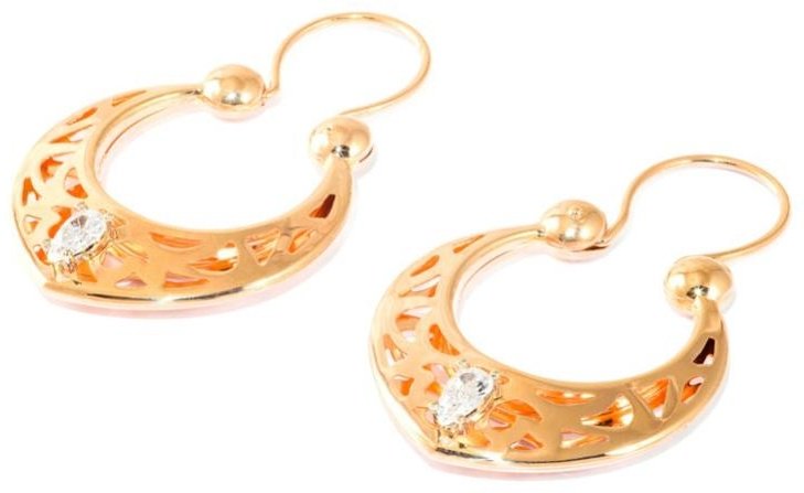 Серьги Crystal 11-81-0097 вес 3.77 г золото, фианит купить,NaN