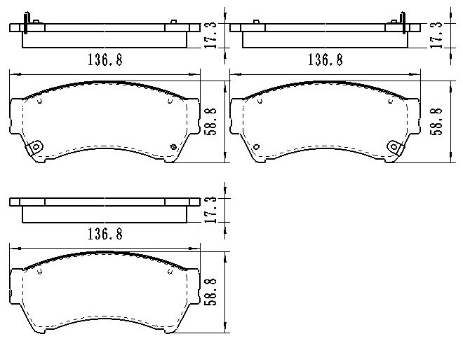 Колодки Winkod передние W1837BP купить,NaN