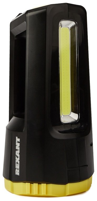 REXANT Фонарь power bank, фронтальный и боковой свет желтый купить,NaN