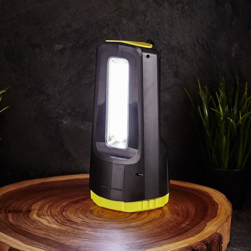 REXANT Фонарь power bank, фронтальный и боковой свет желтый купить,NaN