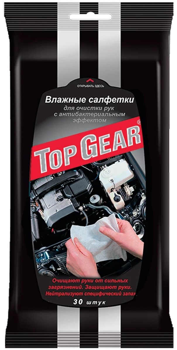Влажные салфетки Top Gear 48040 30 шт