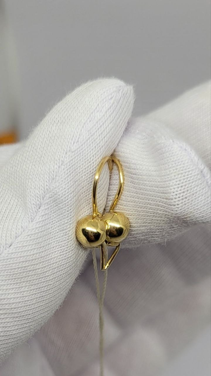 Серьги Crystal 920120 вес 0.96 г золото, без вставок купить,NaN