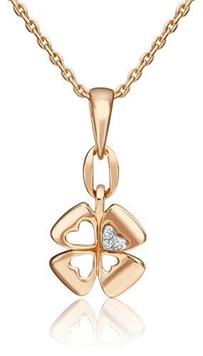 Подвеска PLATINA 03-3284-00-101-1111 вес 1.12 г золото, бриллиант купить,NaN