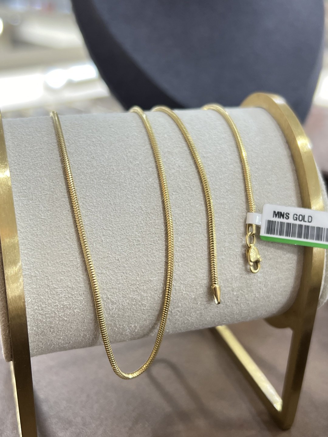 Цепь MIRSADO GOLD Mg длина 50 см, вес 3.88 г золото, плетение снейк купить,NaN