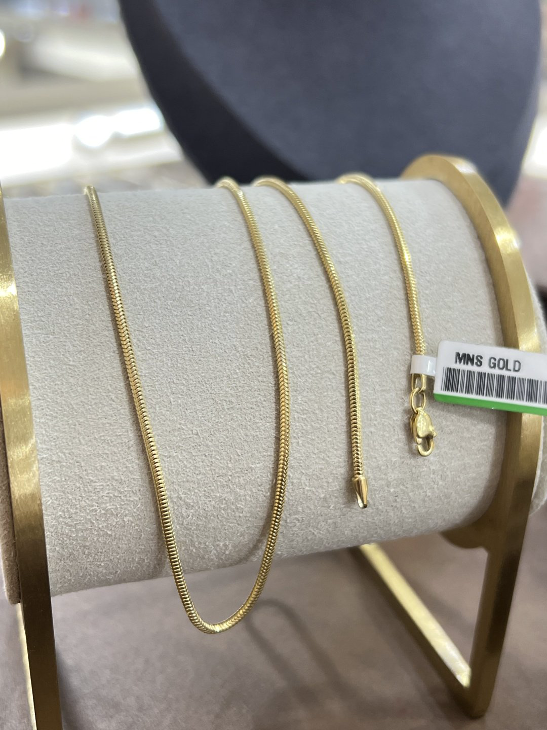 Цепь MIRSADO GOLD Mg длина 50 см, вес 3.88 г золото, плетение снейк купить,NaN