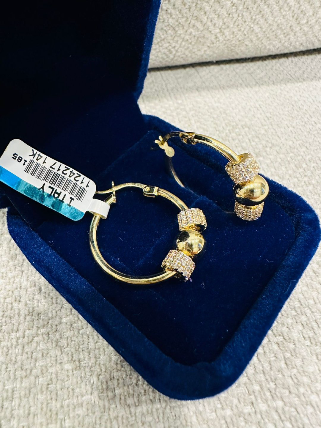 Серьги Italy Gold 1124217 вес 5.28 г золото, без вставок купить,NaN