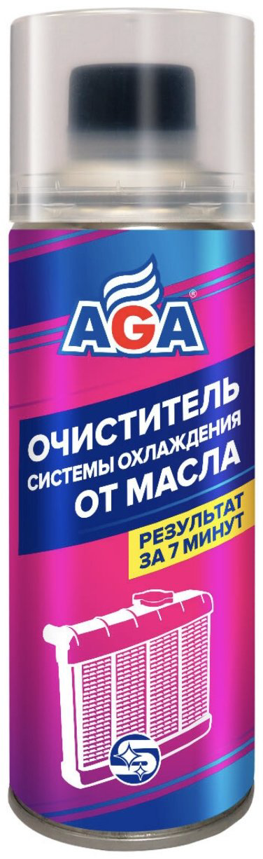 AGA очиститель Aga704r Очиститель системы охлаждения от масла R4 0.335 л купить,NaN