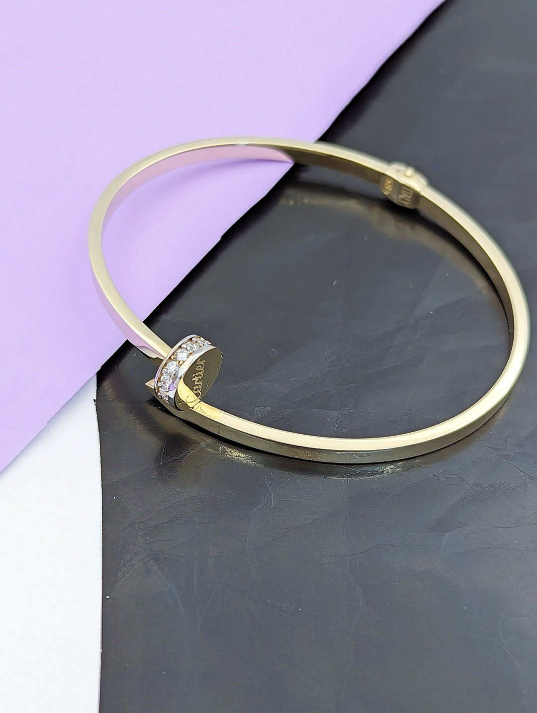 Браслет CAPRICE CB1024612 длина 18 см, вес 6.12 г золото, плетение отсутствует купить,489600