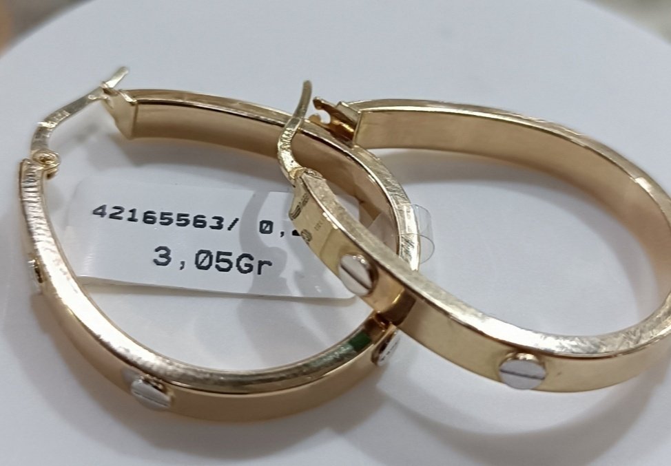 Серьги Italian Gold 1112578952 вес 3.05 г золото, без вставок купить,NaN