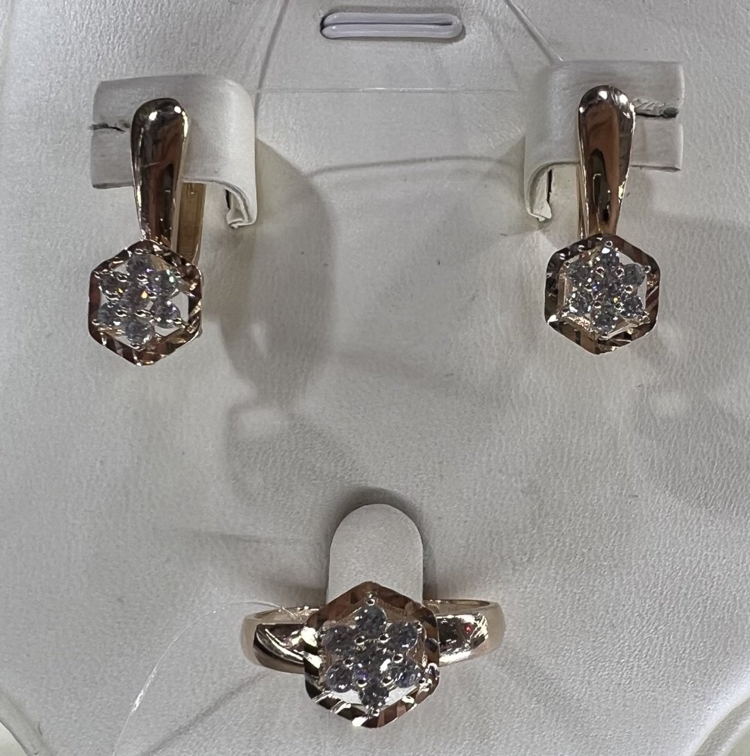 Diamond Union 338821 вес 6.12 г золото, фианит купить,NaN