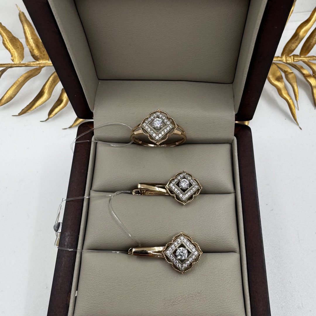 Dinara Gold 947040026 вес 6.74 г золото, фианит купить,502700