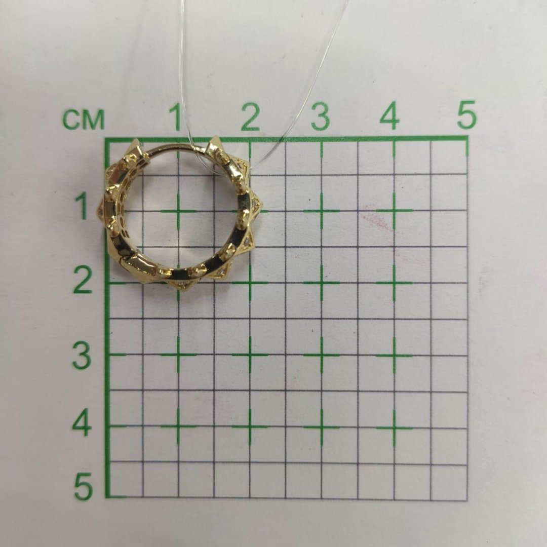Серьги Valiente 1006-106 6,72 вес 6.72 г золото, цирконий купить,NaN