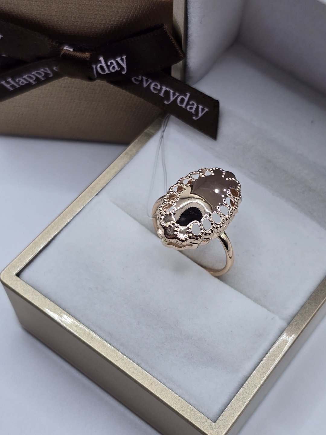 Кольцо Diamond Exclusive GGG777 размер 19 вес 1.43 г золото, без вставок купить,NaN