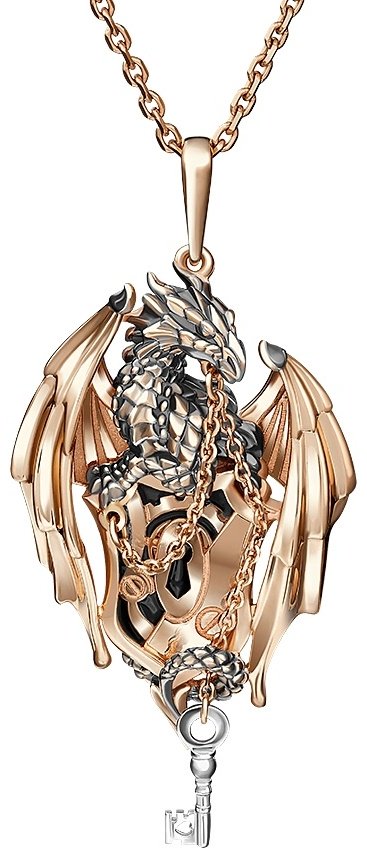 Подвеска PLATINA 03-2848-00-000-1111-59 вес 4.43 г золото, без вставок купить,NaN