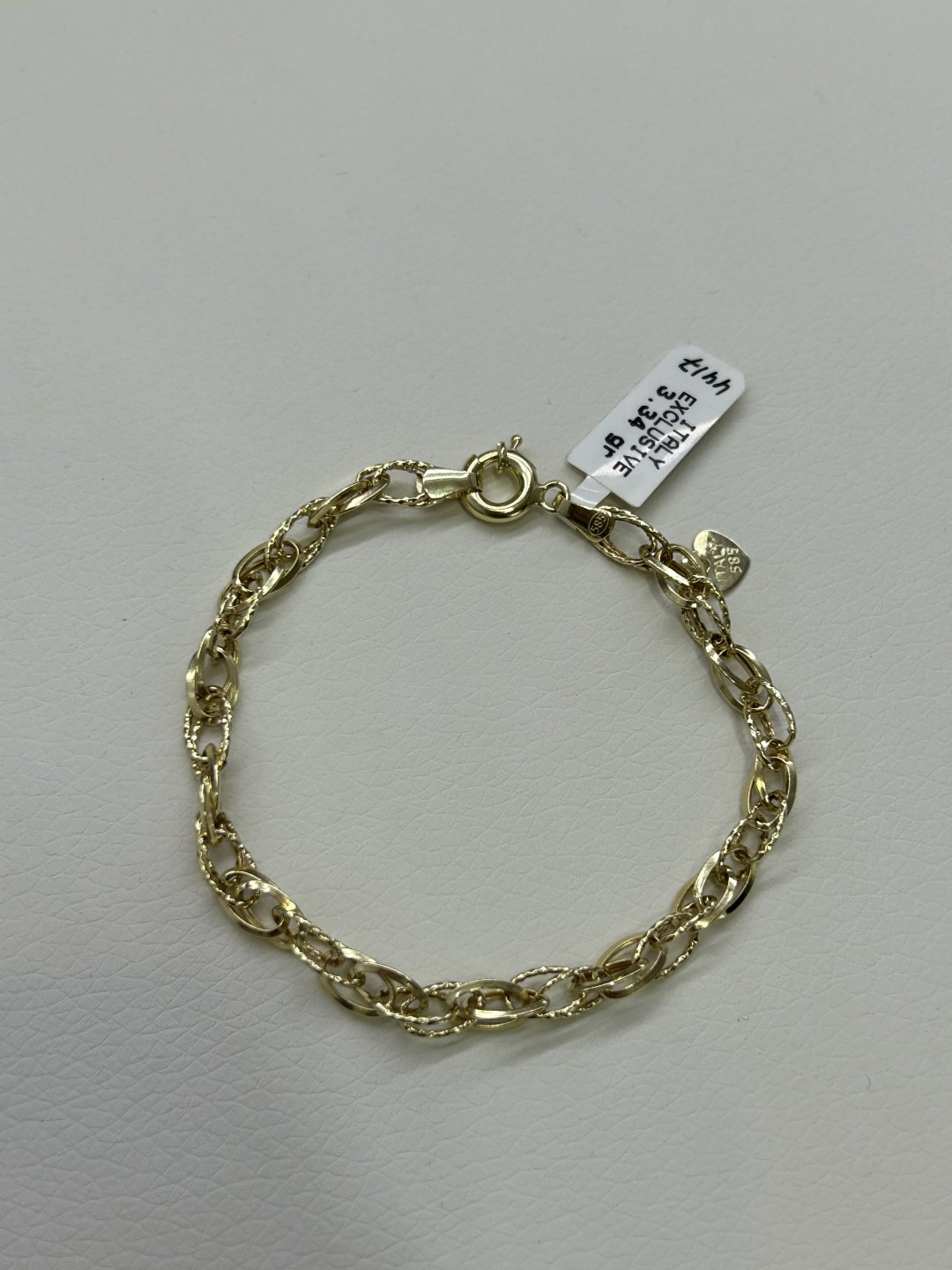 Браслет MIRSADO GOLD M45674 длина 19 см, вес 3.34 г золото, плетение отсутствует купить,NaN