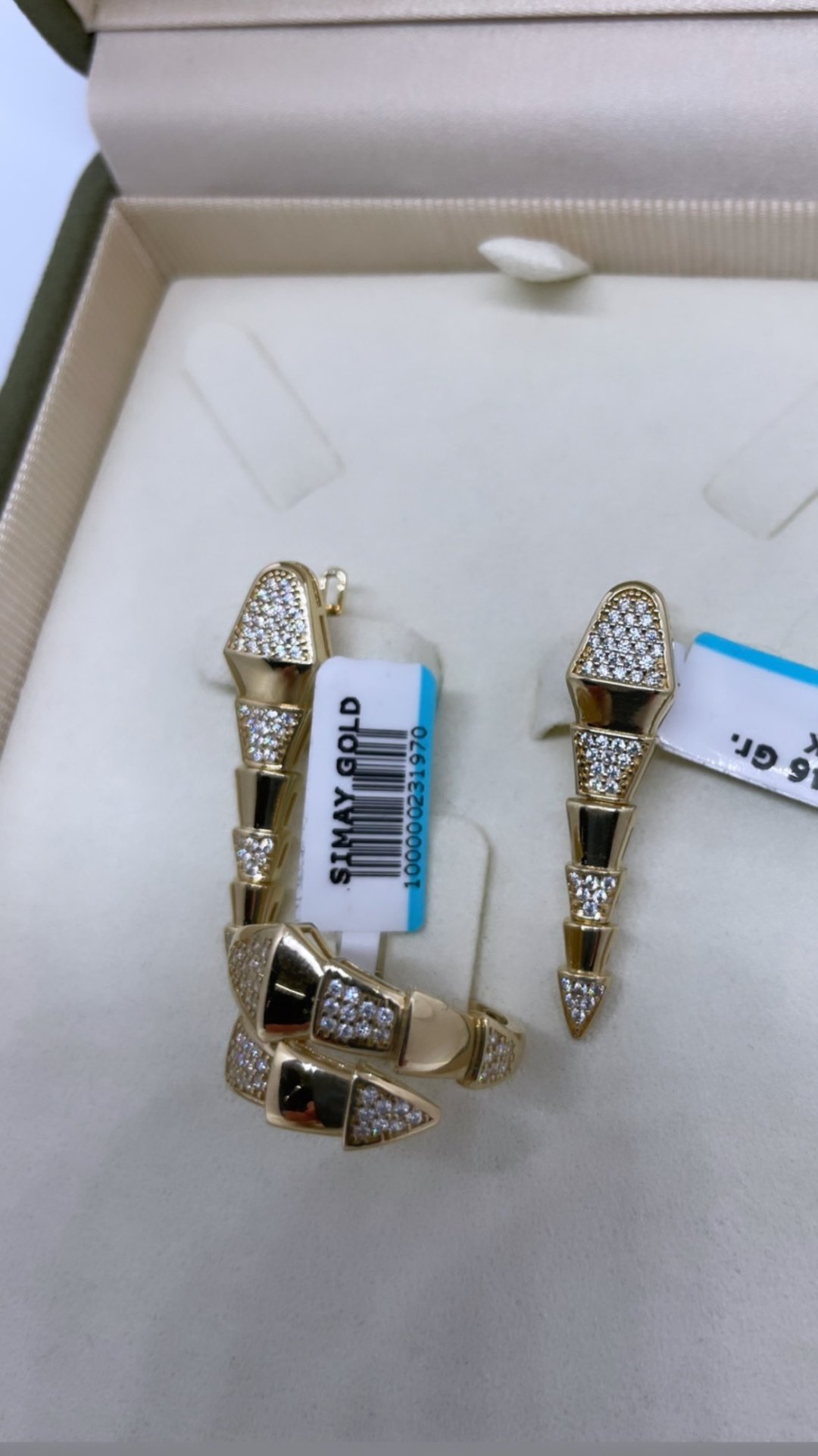 Italy Exclusive 454995 вес 8.65 г золото, фианит купить,NaN