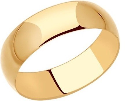 Кольцо Diamant 51-111-00474-1 размер 17 вес 1.87 г золото, без вставок купить,NaN