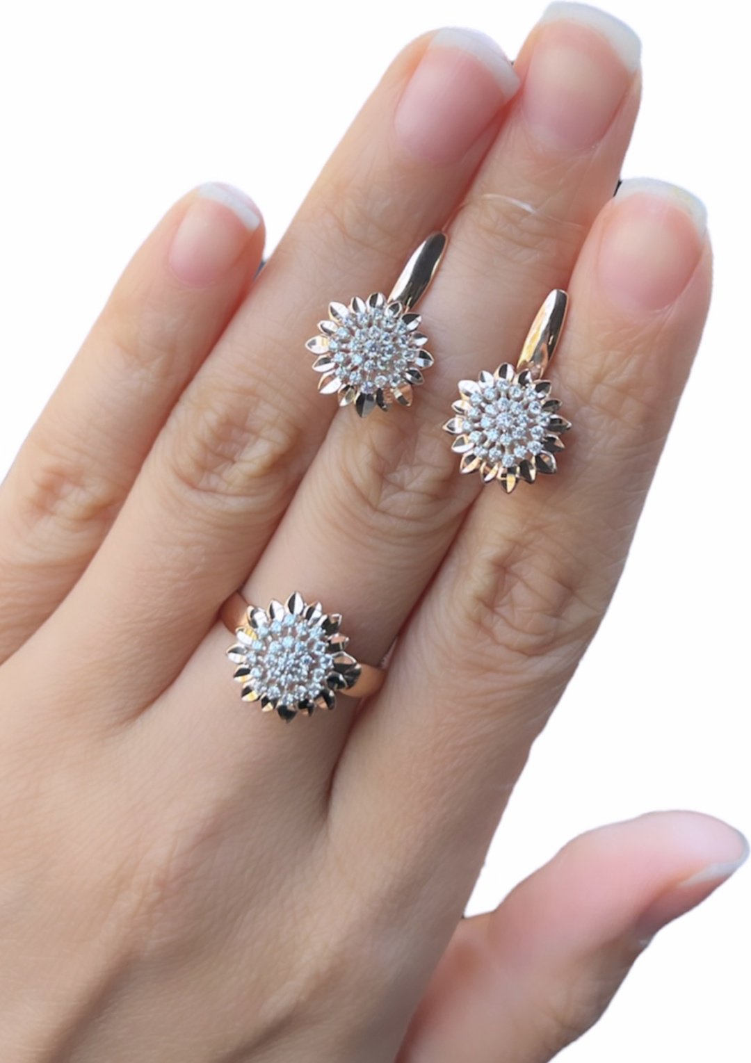 Crystal 117-3-002-96 вес 7.12 г золото, фианит купить,NaN
