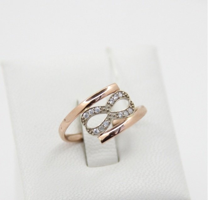 Кольцо Cristal 117-3-002-96 размер 17.5 вес 95 г золото, цирконий купить,NaN