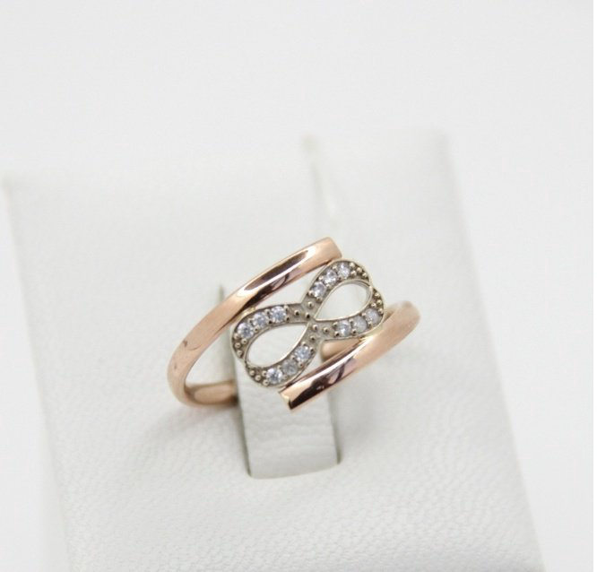 Кольцо Cristal 117-3-002-96 размер 17.5 вес 95 г золото, цирконий купить,NaN