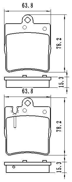 Колодки Winkod задние W1860BP купить,NaN