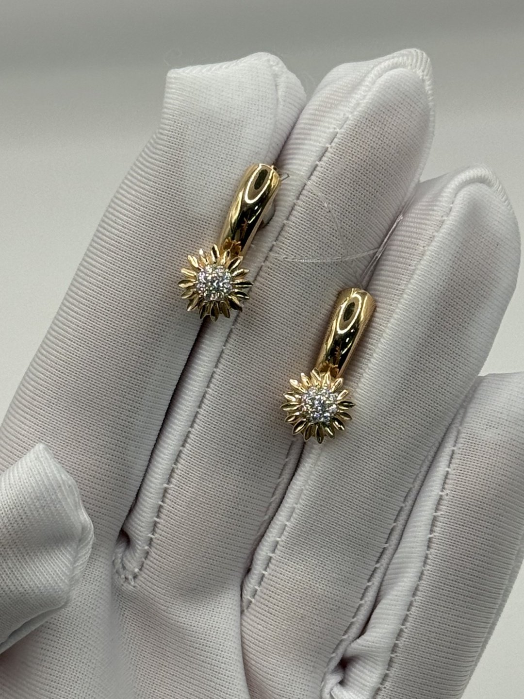 Серьги Алтын 4675468 вес 2.65 г золото, фианит купить,NaN