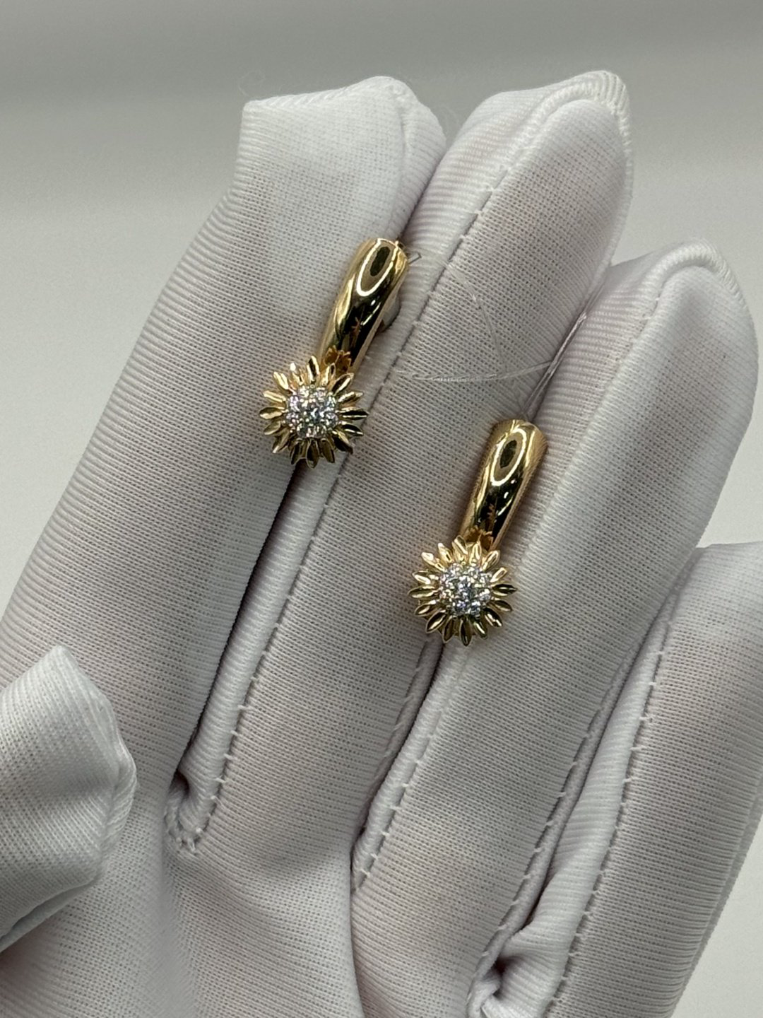 Серьги Алтын 4675468 вес 2.65 г золото, фианит купить,NaN