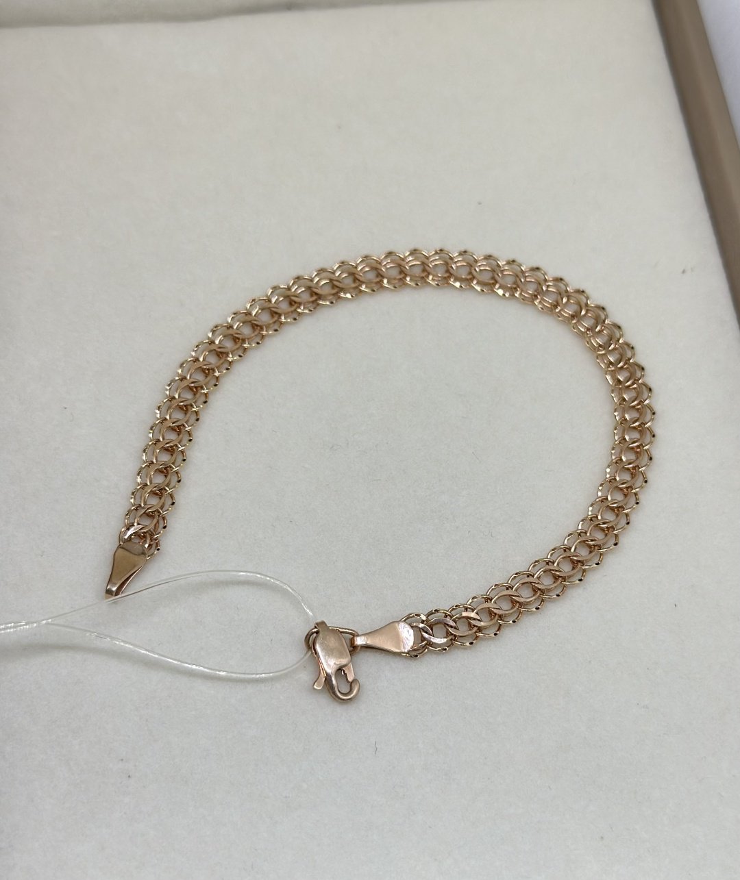 Браслет ARU 467392196 длина 18 см, вес 3.2 г золото, плетение отсутствует купить,256000