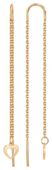 Серьги Династия 015542-1000 вес 1.08 г золото, без вставок купить,NaN