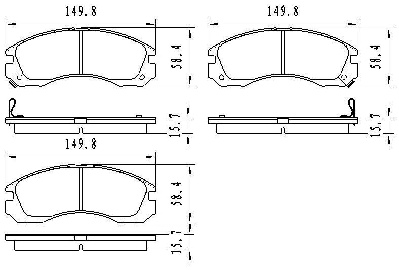 Колодки Winkod передние W235402BP купить,NaN