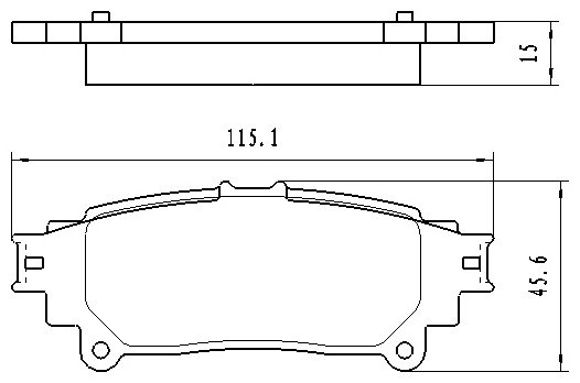 Колодки Winkod задние W2139500BP купить,NaN