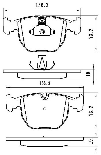Колодки Winkod передние W0027BP купить,NaN