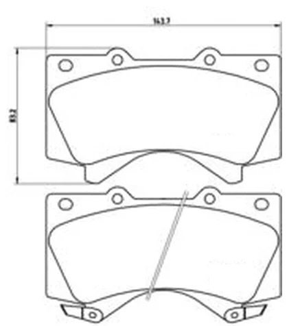 Колодки Brembo передние P83107 купить,NaN