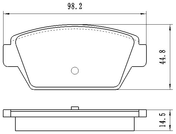 Колодки Winkod задние W0094BP купить,NaN
