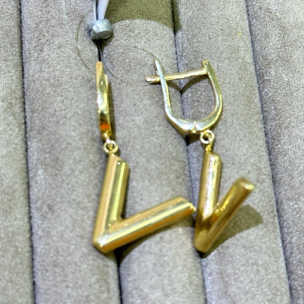 Серьги Valiente 1907 вес 3.7 г золото, без вставок купить,NaN