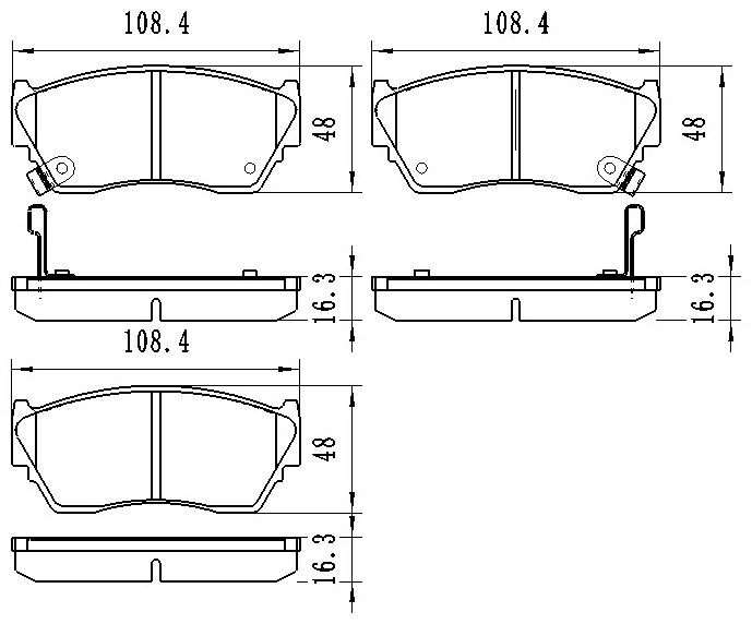 Колодки Winkod передние W1910BP купить,NaN