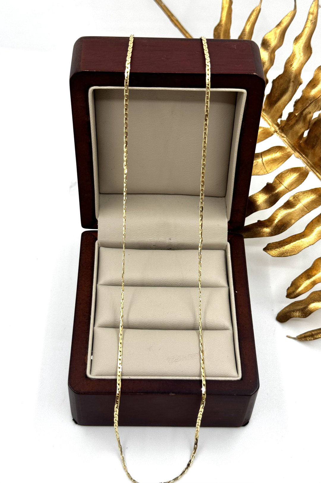 Цепь Dinara Gold 51055141155 длина 55 см, вес 4.53 г золото, плетение якорное купить,NaN
