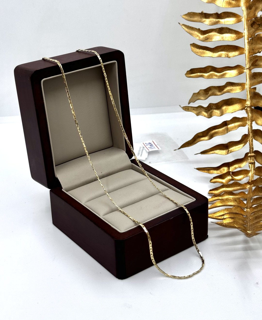 Цепь Dinara Gold 51055141155 длина 55 см, вес 4.53 г золото, плетение якорное купить,NaN