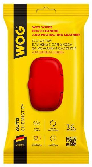 Влажные салфетки WOG Защищающие 36 шт