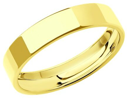 Кольцо Diamant RIN-DI-585-127736-17 размер 17 вес 1.96 г золото, без вставок купить,NaN