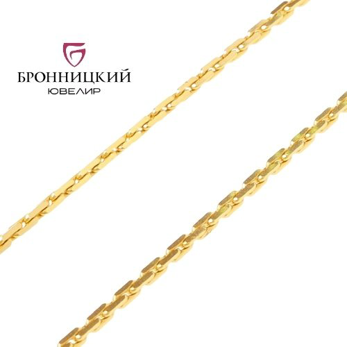 Цепь Бронницкий Ювелир 51080140955 длина 55 см, вес 11.5 г золото, плетение якорное купить,NaN