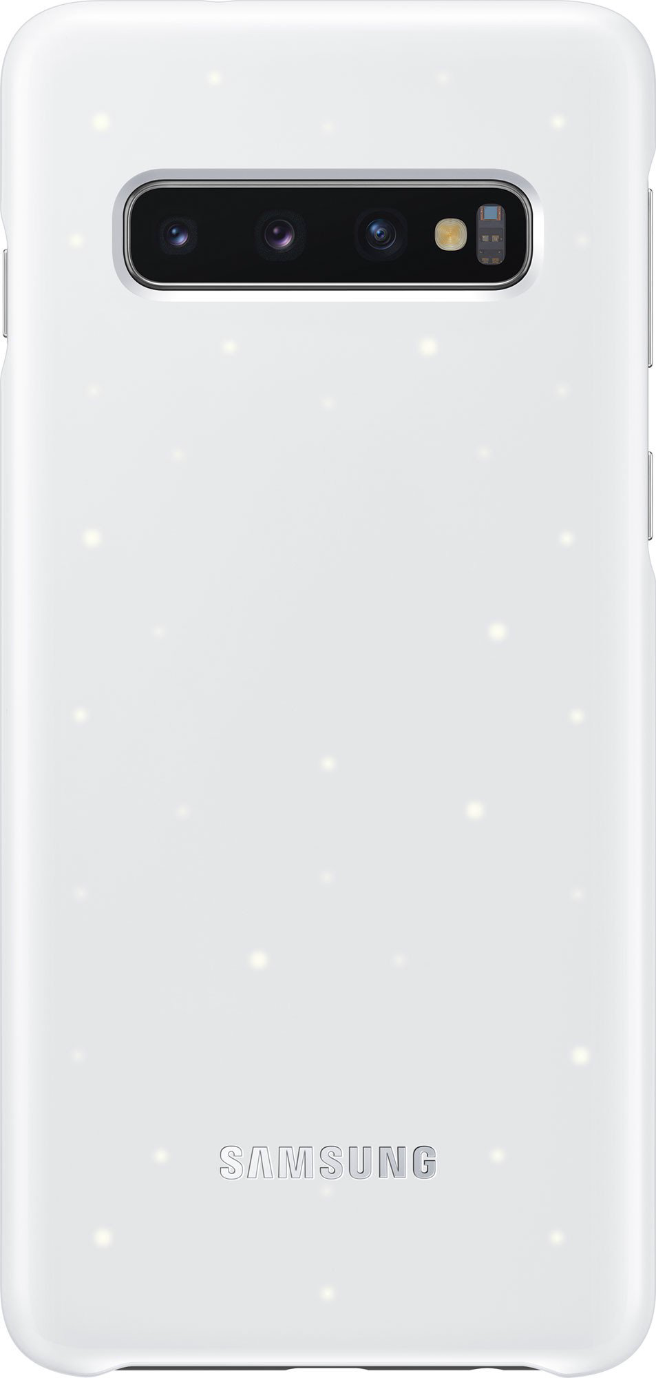 Чехол Led Cover для Samsung Galaxy S10 белый