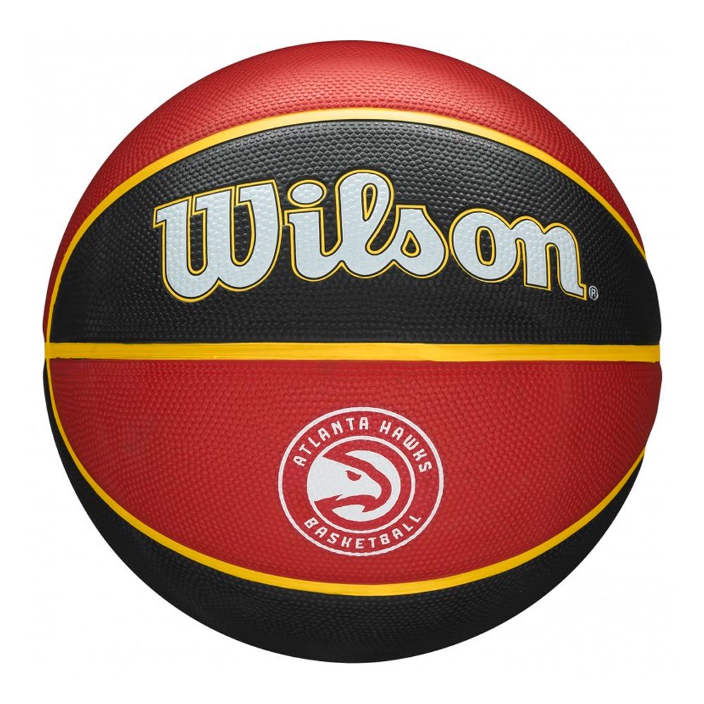 Мяч баскетбольный Wilson NBA Team Tribute ATL Hawks 7 WTB1300XBATL черно-красный купить,NaN